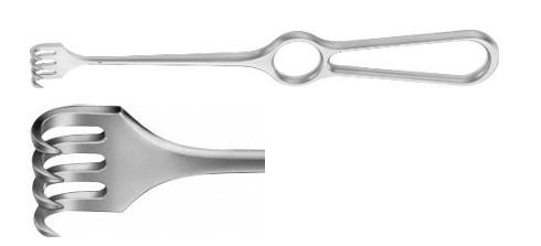 ФОЛЬКМАН РЕТРАКТОР 4-ЗУБ. ГОСТР. 9X19MM 220MM